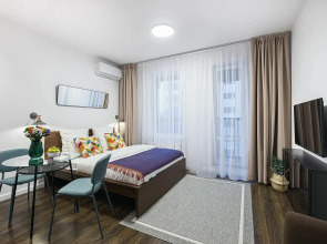 Апартаменты F-Apart светлые стильные и комфортные