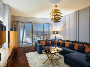 Квартира GM Apartments Шикарная Двушка в Москва Сити в Башне Око