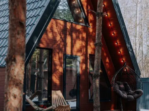 A-Frame V Sosnovom Lesu Ryadom C Ozerom Klyuchik Private House