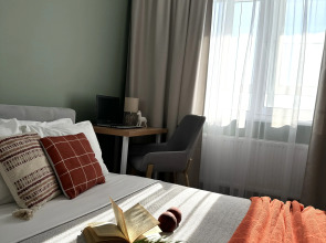 Квартира В скандинавском стиле с красивым видом на город для 4х гостей