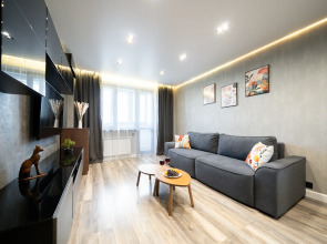 Квартира Стильная двухкомнатная квартира Natali apart на метро Пражская