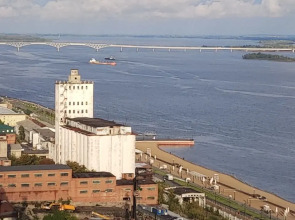 Апартаменты Apato с видом на Волгу с 25 этажа