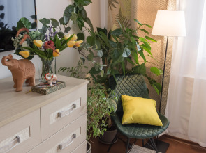 Квартира GM Apartments Стильная Трехкомнатная на Бульварном кольце