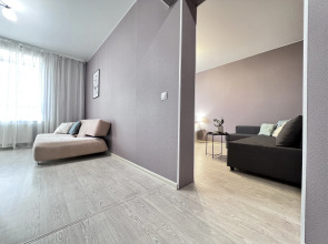 Апартаменты 2шка студия с шикарным видом на город у реки