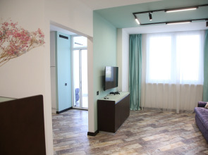 Апартаменты Малевич - мята, лаванда и горький шоколад в интерьере