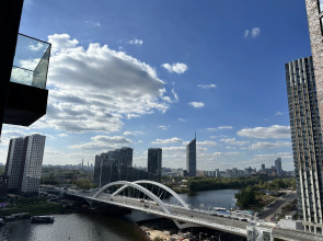 Апартаменты Уютная евродвушка с видом на Москву реку