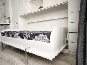 Квартира студия с видом на Амур и город