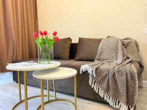 Studiya Na 1 Etazhe  S Balkonom Dlya 2kh Gostey,zhk Botanika Flat