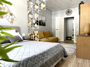 Квартира 65 м удобная для семьи напротив Казино с видом на горы