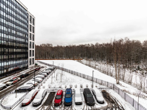 Апартаменты Тихая студия у метро Старая деревня