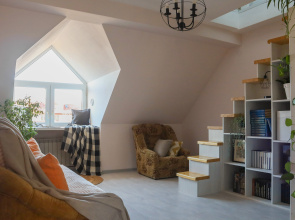 Трехкомнатные апартаменты Pro.apartment мансарда Амалиенау на Пугачева