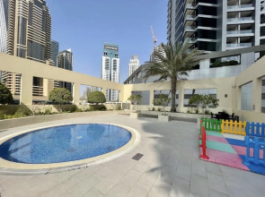 Апартаменты Studio on JBR, SEA view, POOL, Gym, LARGE terrace