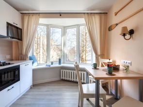 Апартаменты Prudius Apart в центре Кронштадта с панорамными окнами