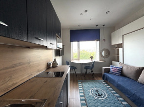 Апартаменты Двухместная студия с кухней Волна