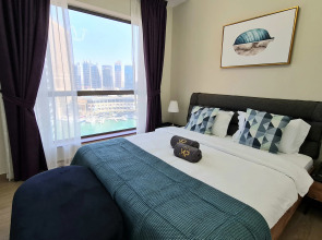Апартаменты Marco Polo - High-rise 1BR Apt with Amazing Marina Views