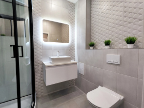 Квартира Enigma Apartments - Студия с панорамным окном в ЖК Аквамарин