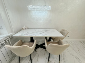 Апартаменты на Чкалова после ремонта, 2 комнаты: гостиная и спальня