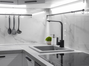 Апартаменты Lalapart Gray stone на 30 этаже небоскреба Савеловский Сити