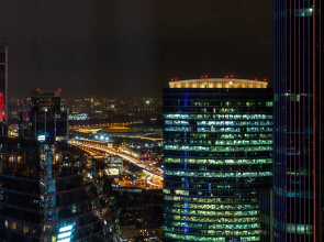 Апартаменты Sky City Moscow 62 этаж! Вид на Башни, Лужники, Парк победы и город! Очень уютный!