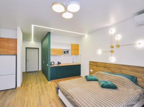 Апартаменты с джакузи у метро на набережной