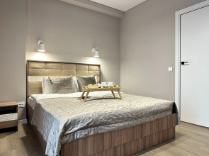 Квартира с панорамным видом на город и Русский мост