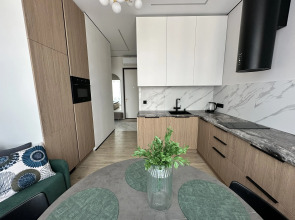 Апартаменты Уютная евродвушка с видом на Москву реку