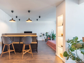 Квартира с панорамным видом на Волгу