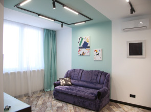 Апартаменты Малевич - мята, лаванда и горький шоколад в интерьере