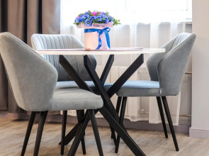 Апартаменты «Бордовый шик» в районе ВДНХ «Эстет Апарт»