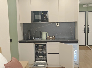 Апартаменты с видом на парк с двумя раздельными кроватями, кухней, ПММ в 10 минутах от центра Нижнего Новгорода