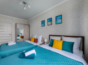 Квартира двухкомнатная ChistoFamily в 10 мин от центра и Аквапарка