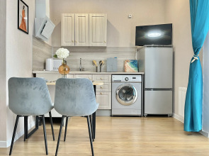 Квартира бирюзовая студия в Sердце города Перми