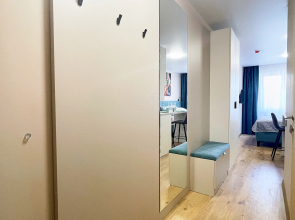 Апартаменты GLOBALSTAY. Новые студии 2 мин до метро Кировский завод