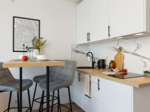 Апартаменты GOSTIO студия ЖК Дмитровский Парк метро Яхромская