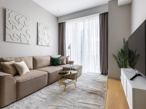 Квартира GM Apartments Суперсовременная Видовая Квартира в Neva Towers