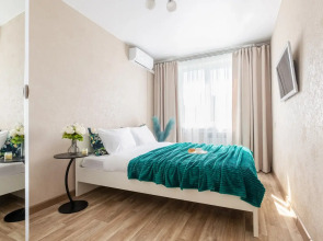 Квартира Семейная двушка у ЖД вокзала с двумя TV и кондиционером