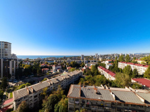 Апартаменты в центре Сочи для 3 гостей ЖК Сокол с видом на море