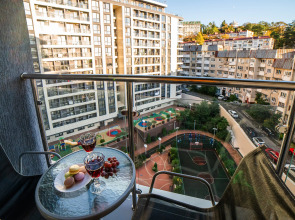 Апартаменты Sun city apartments ЖК Сокол с балконом