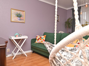 Квартира Атмосферная с качелями в 5 мин от моря