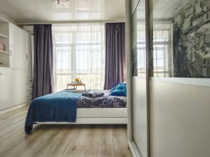 Квартира студия с видом на Амур и город