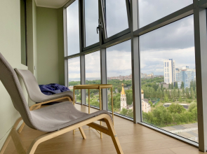 Квартира Aparts Pro Нежная 1-ком с панорамным балконом в ЖК Арго на 11 этаже