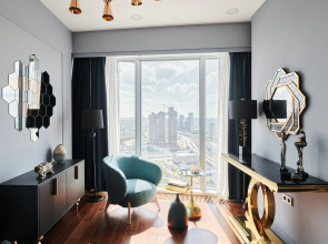 Квартира GM Apartments Шикарная Двушка в Москва Сити в Башне Око