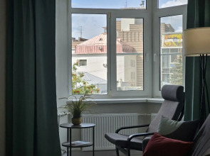 Квартира Новая Дизайнерская на Центральной Улице Города