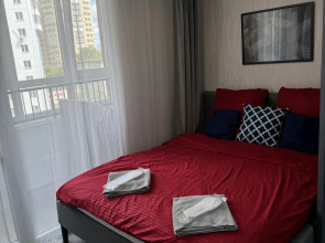 Квартира Студия с камином у парка