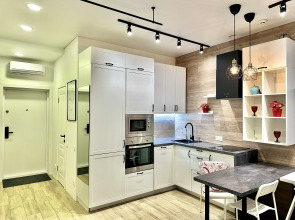 Квартира Люкс-Студия дизайнерская с видом на реку и Москва Сити