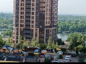 Квартира Уютная Комфортная Студия Рядом с Центром с Видом на Реку Дон