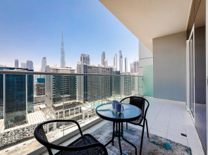 Апартаменты Damac Vera 1br With Downtown & Burj Khalifa View
