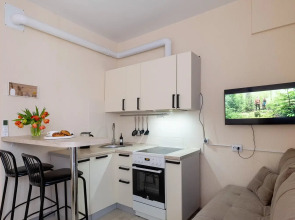 Квартира Студия рядом с центром, с кондиционером