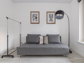 4flats MONOCHROME Квартира у набережной Невы в ЖК бизнес-класса