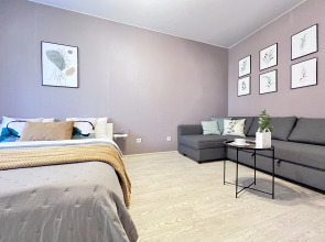 Апартаменты 2шка студия с шикарным видом на город у реки